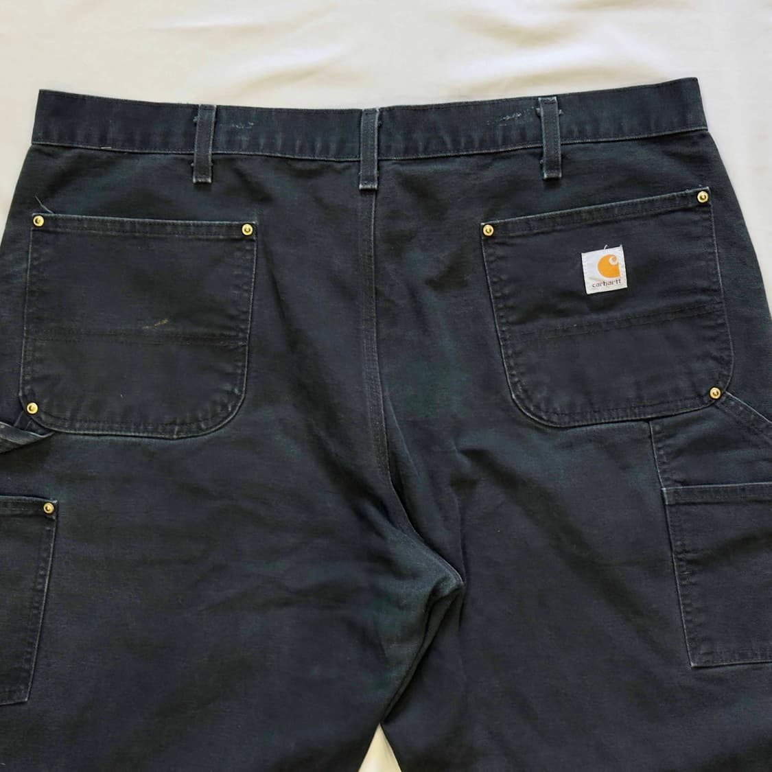 칼하트 더블니 워크팬츠 B01 BLK 40X30 상품이미지8