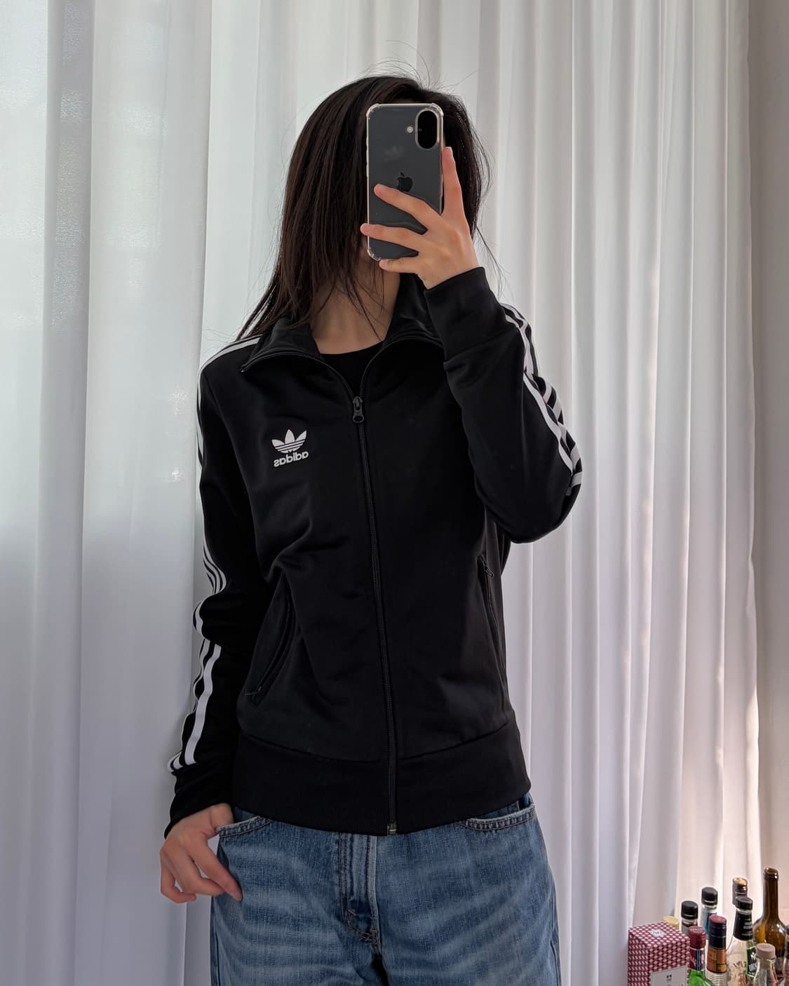 [S]아디다스 파이어버드 블랙 트랙탑 져지 상품이미지1