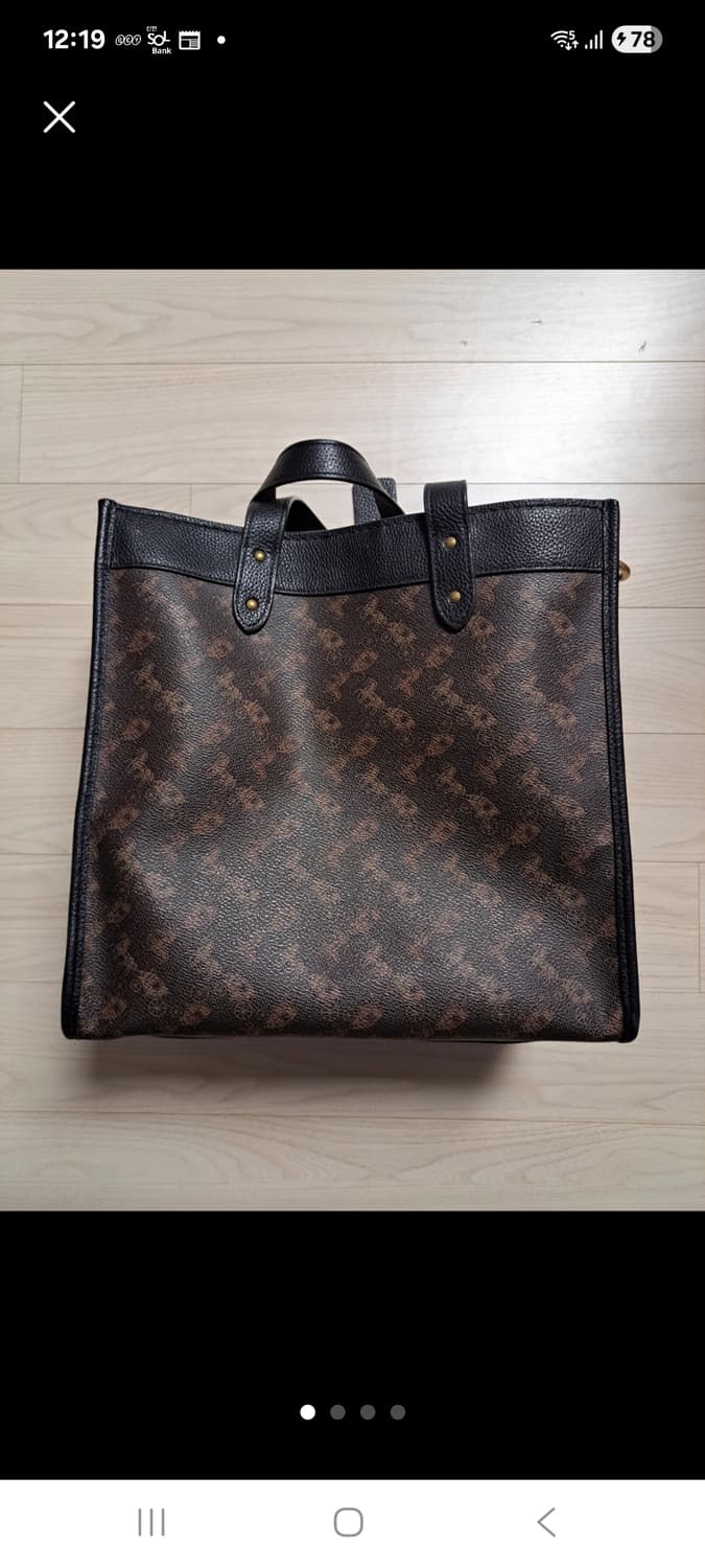 코치 호스 앤 캐리지 프린트 토트백 상품이미지1