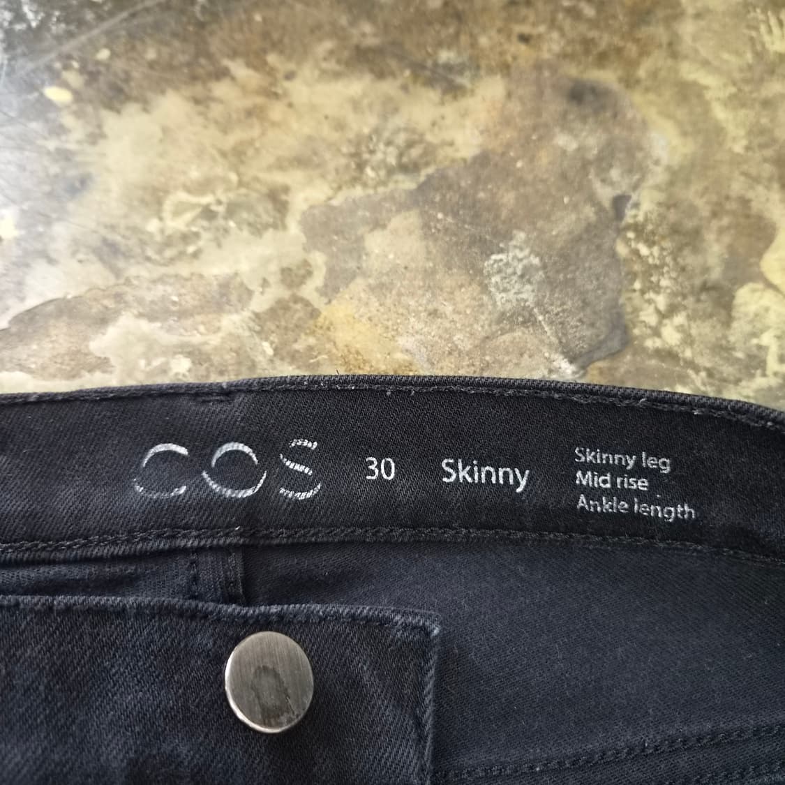 30) COS 코스 흑청 청바지 데님팬츠 블랙진 상품이미지7