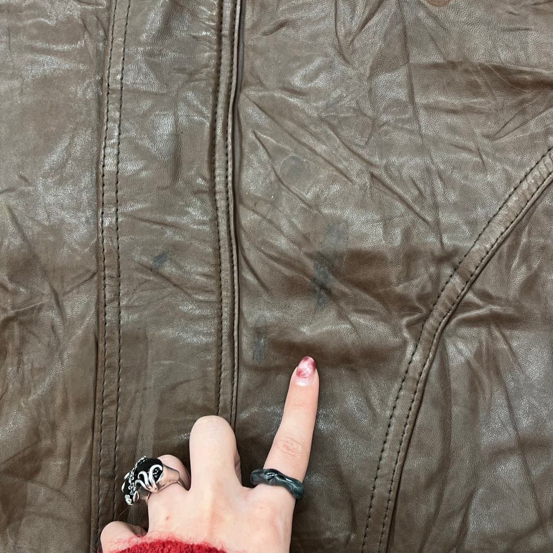 피에르가르뎅 리얼레더 자켓 r2751 상품이미지6