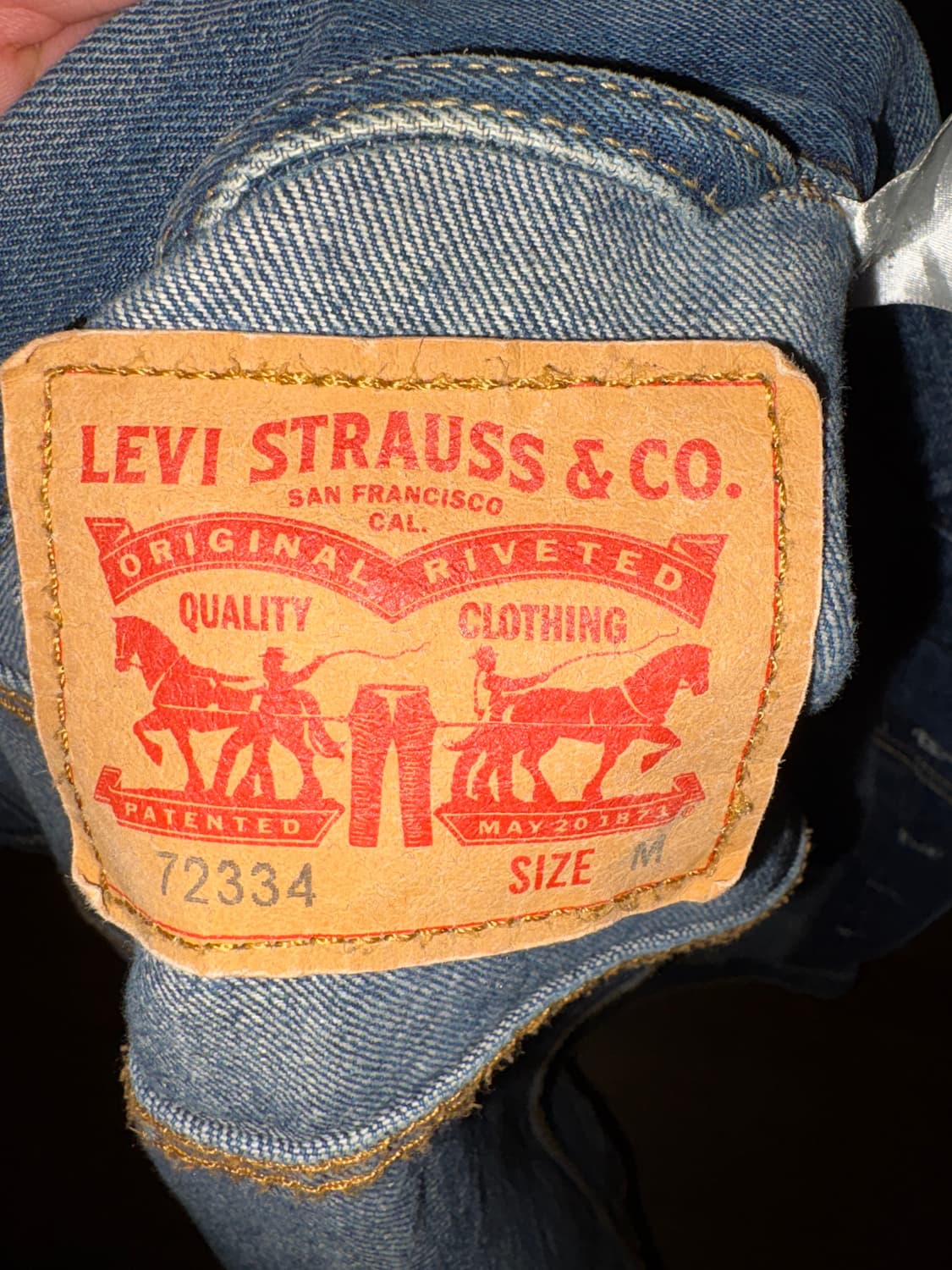 리바이스 데님 트러커 자켓 상품이미지3