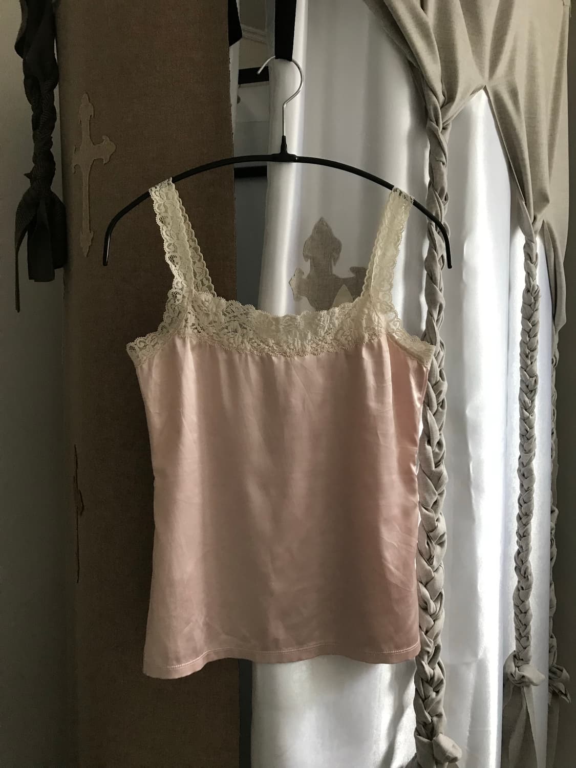 vintage pink lace sleeveless 상품이미지4