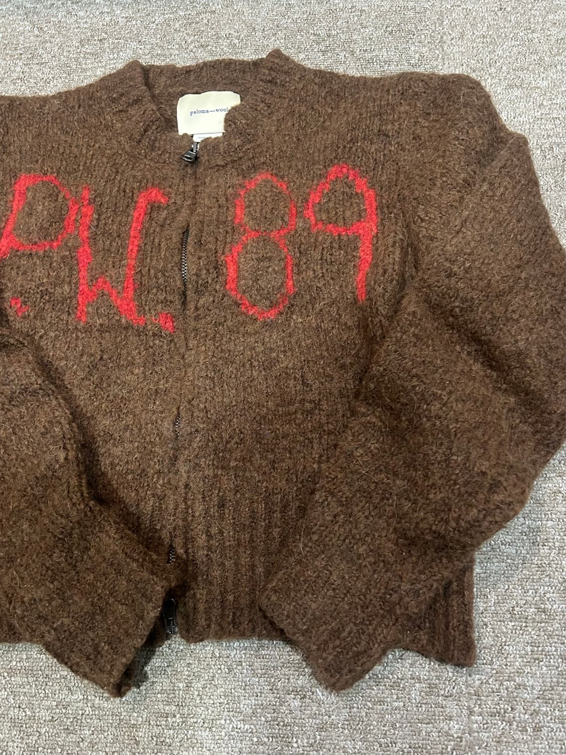 팔로마울 니트 집업 상품이미지2