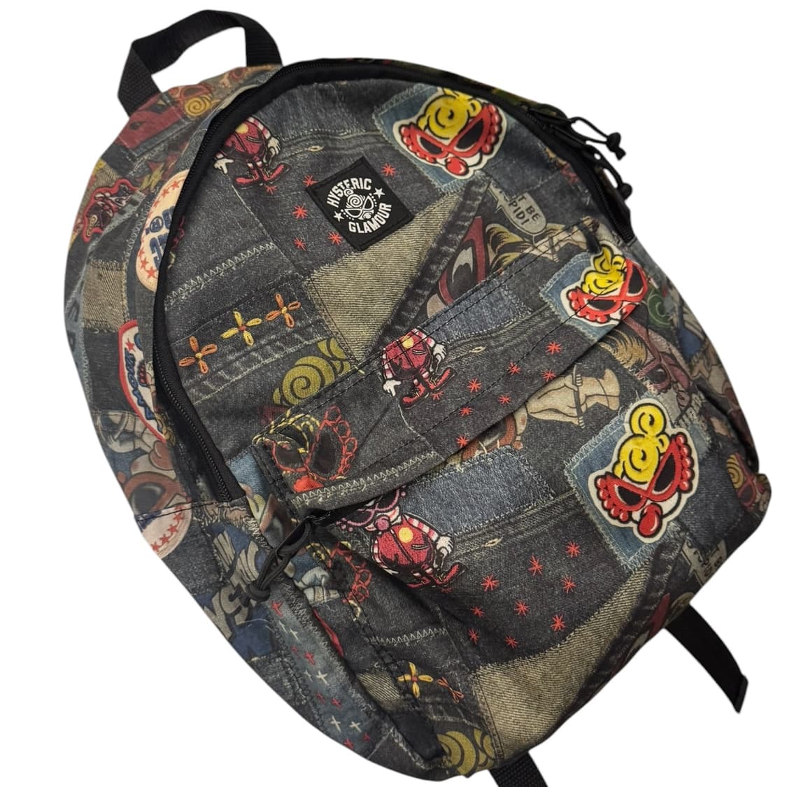 히스테릭글래머 데님 패치워크 프린티드 백팩 상품이미지4