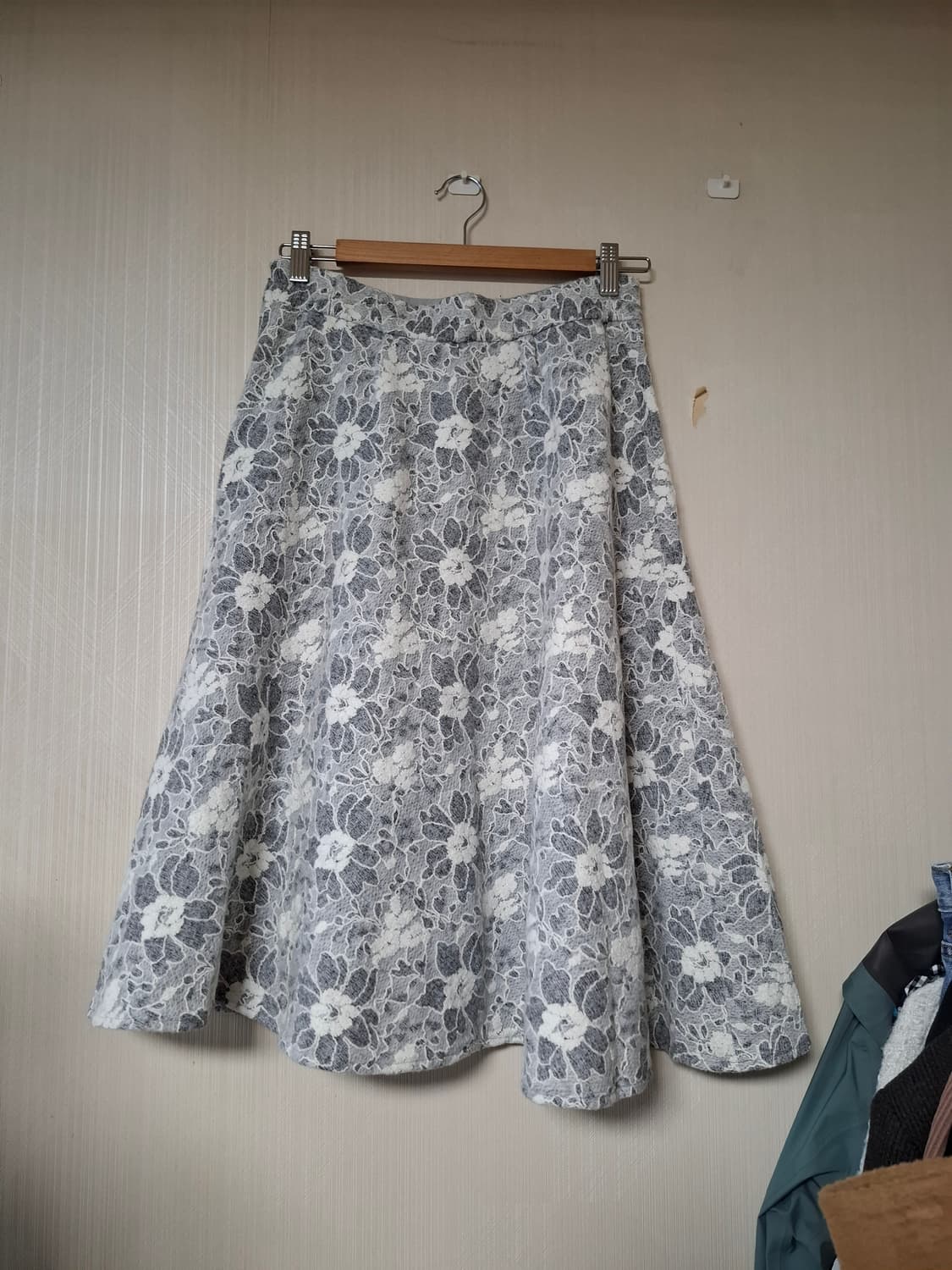 일본 로페피크닉 레이스자수 플레어스커트 상품이미지6