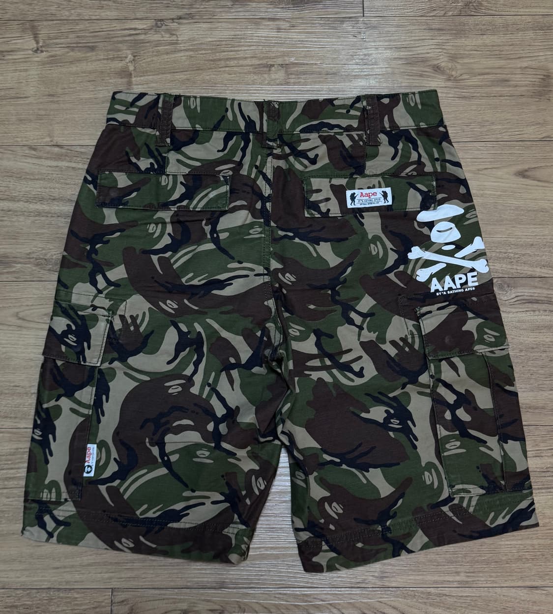(L)Aape 에이프 밀리터리 카모 카고 쇼츠 반바지 상품이미지2