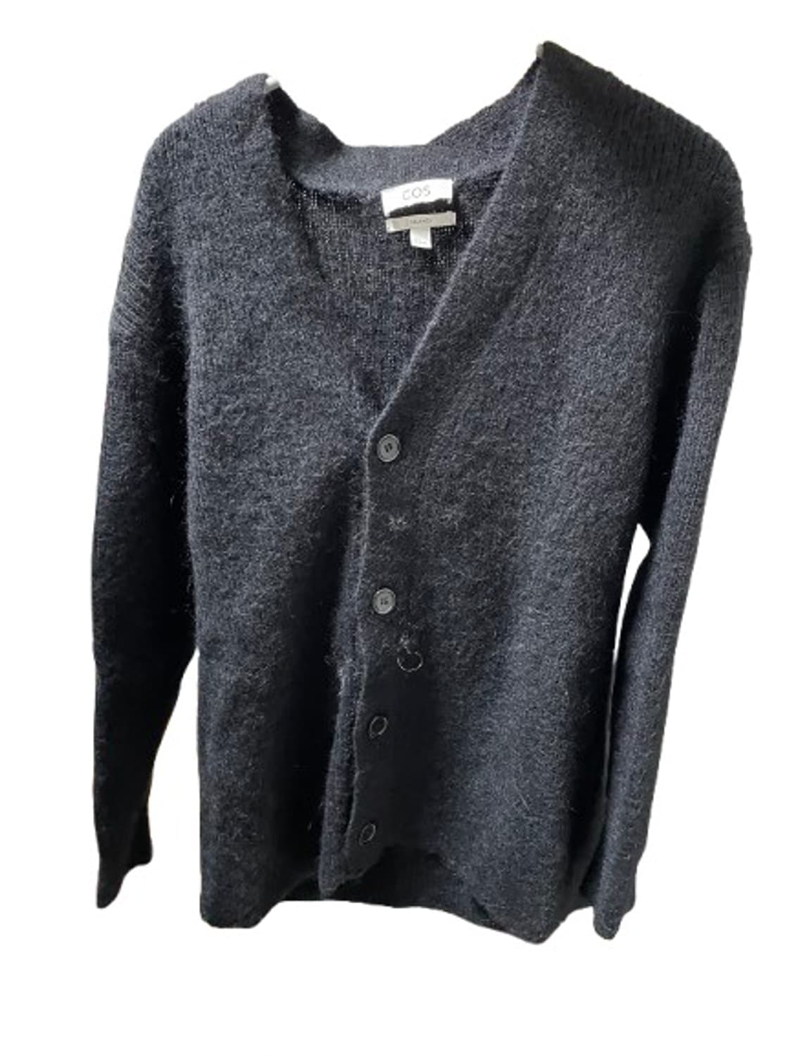 [S] 코스 릴렉스 모헤어 가디건 블랙 상품이미지2