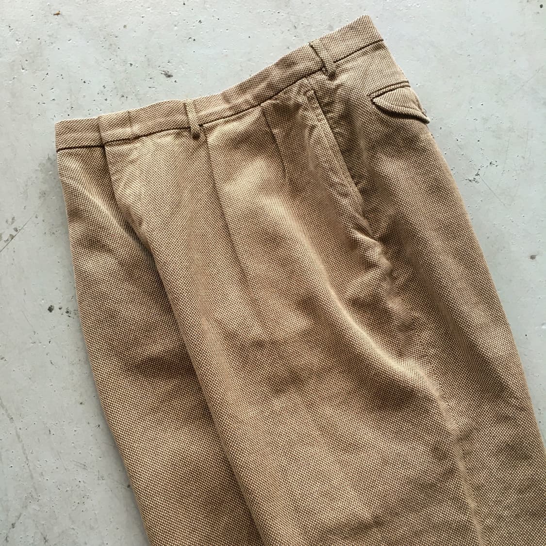 1990‘s Polo Basket Weave Cotton Two Tuck 상품이미지5