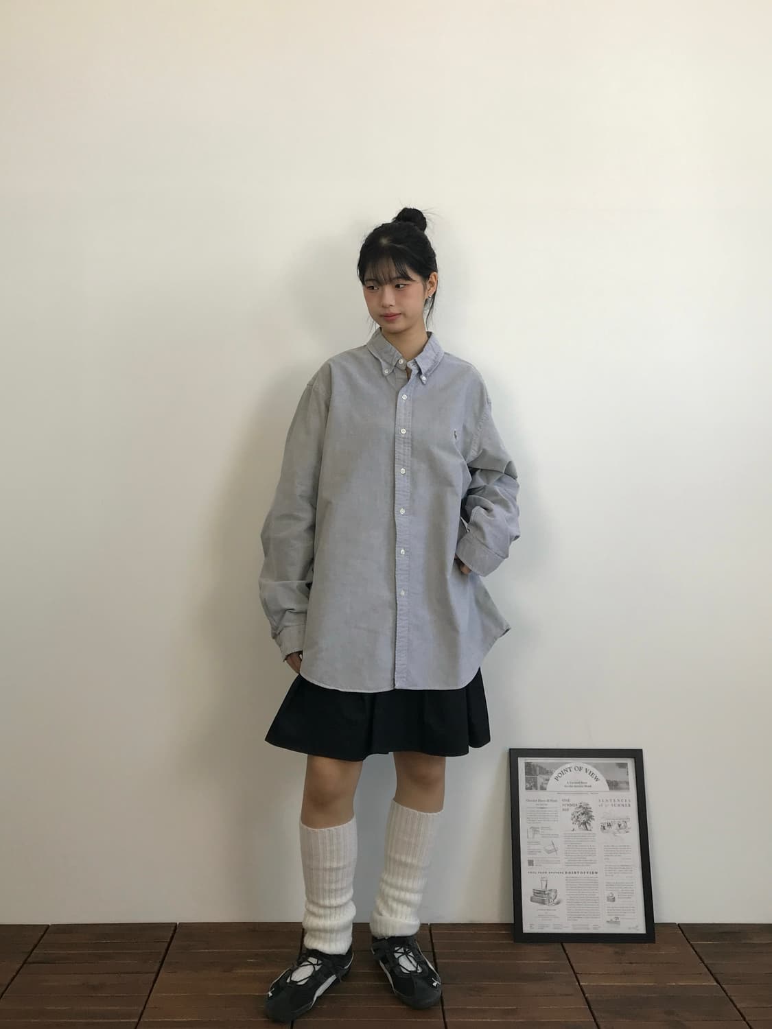 Polo Ralph Lauren Oxford Shirt Grey 상품이미지1