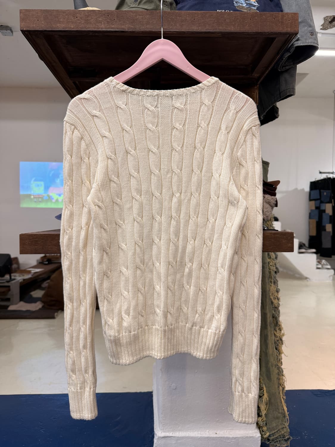 PRL 폴로 랄프로렌 꽈배기 니트 상품이미지4