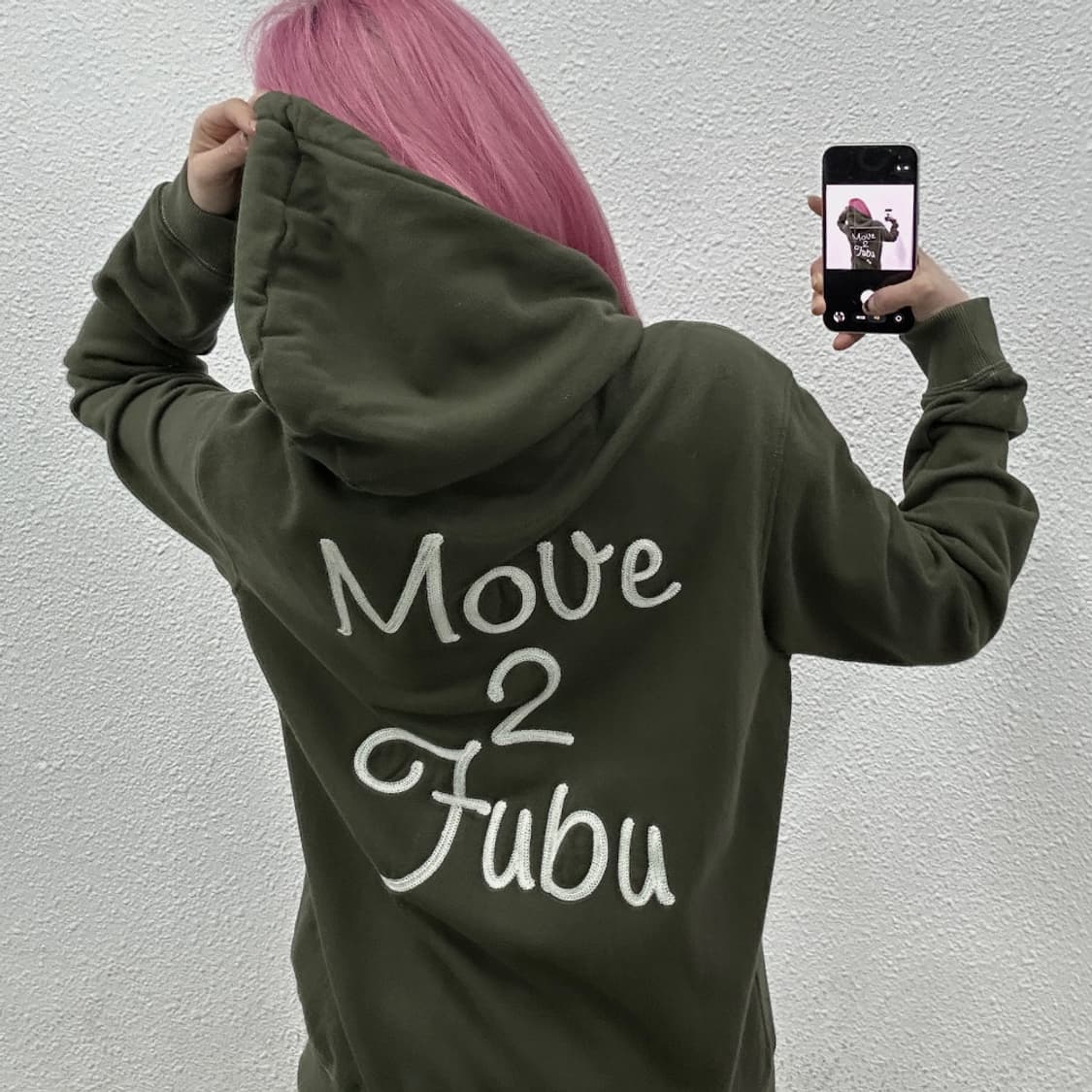 푸부 프레첼 카키 후드집업 105 상품이미지2