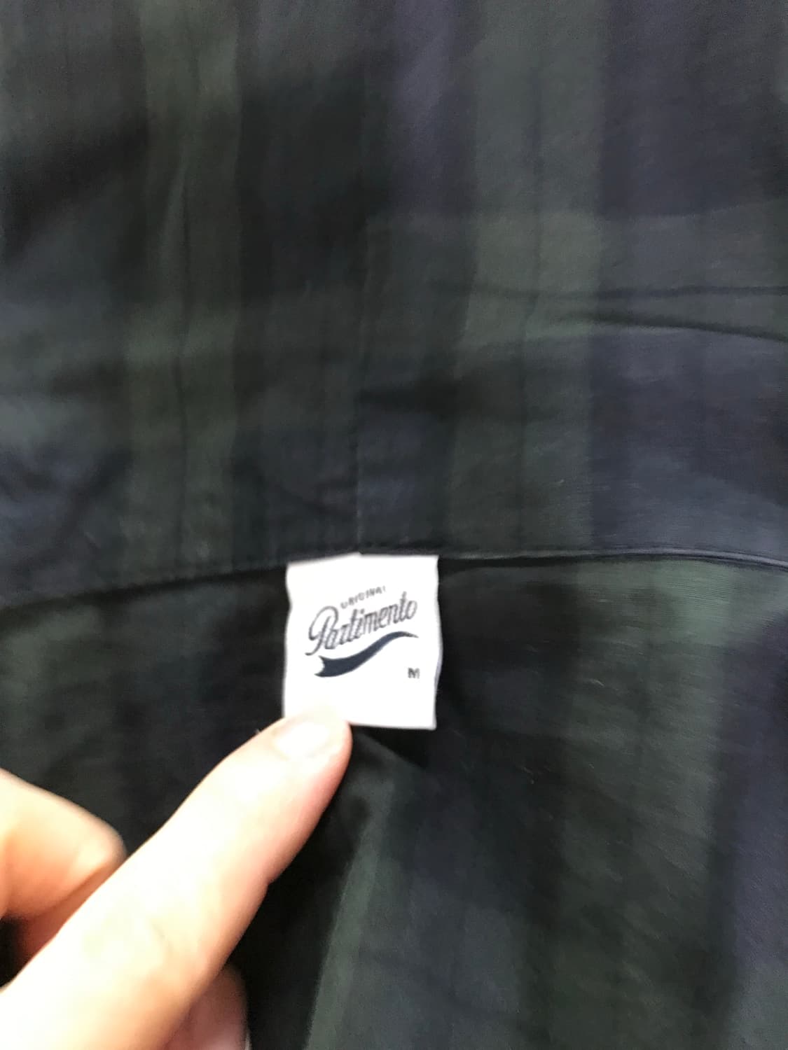 파르티멘토 체크 후드자켓 상품이미지2