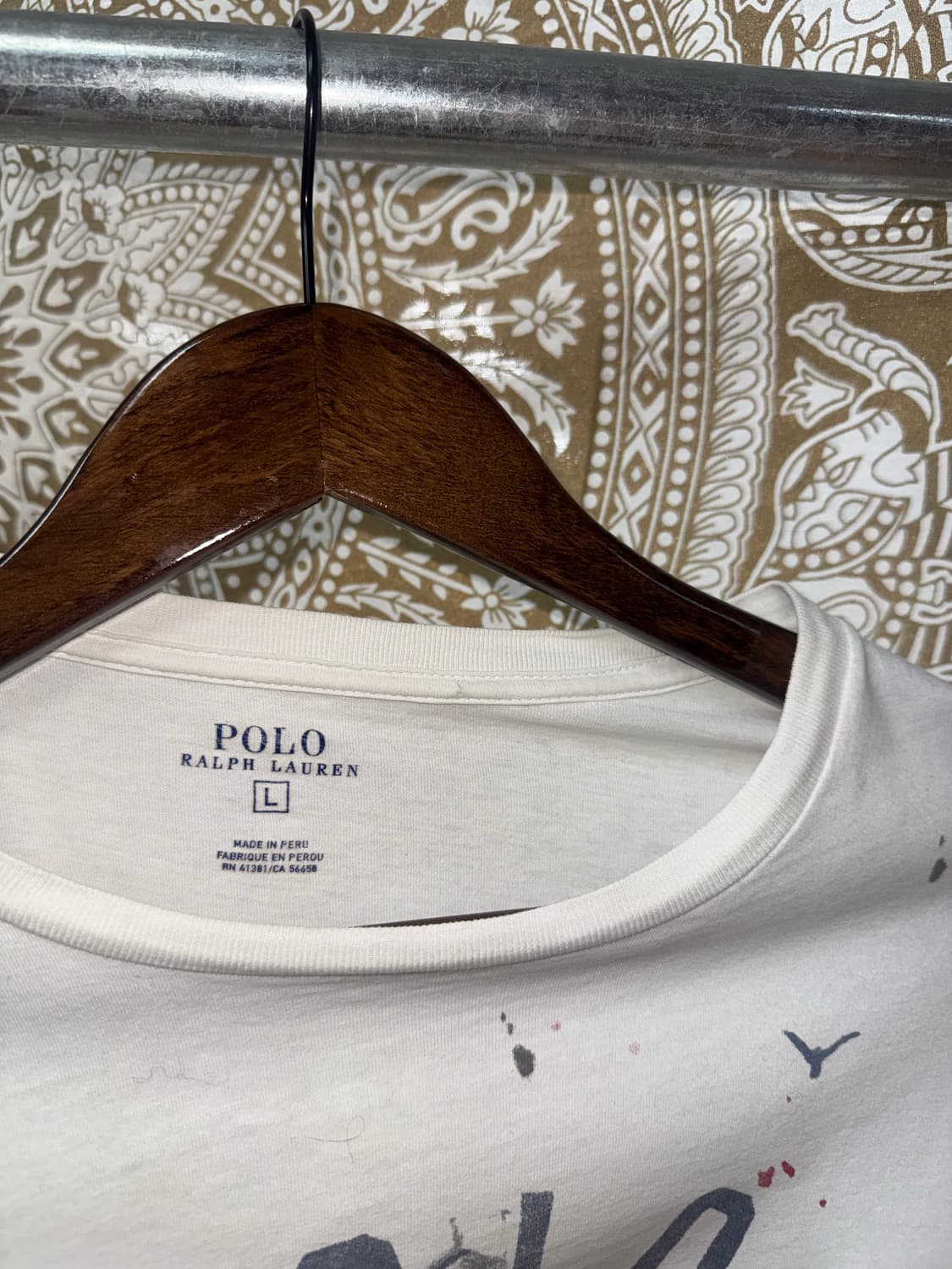 폴로 랄프로렌 여성 프린팅 롱슬리브 긴팔 티  상품이미지4