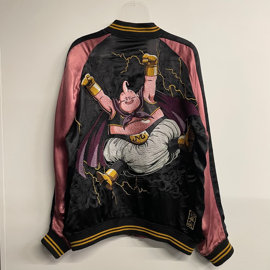 카라쿠리타마시 x 드래곤볼Z 마인부우 리버시블 자수 스카잔 상품이미지1