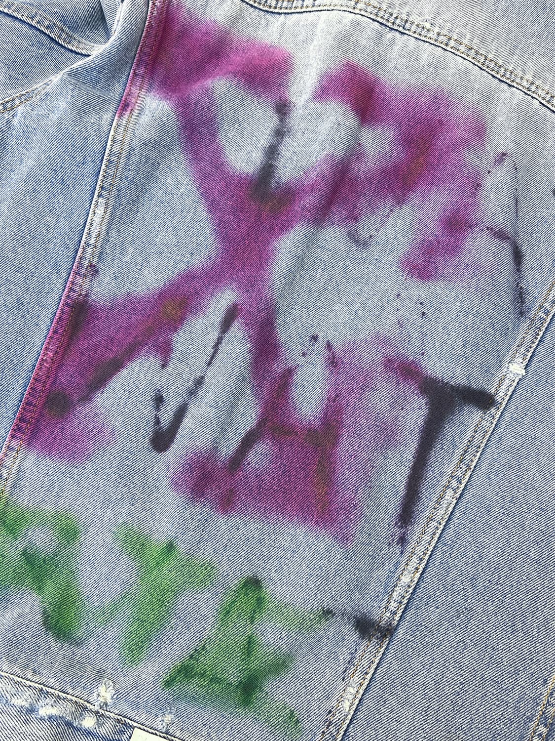 오프화이트 19a/w 11주년 데님 자켓 상품이미지6