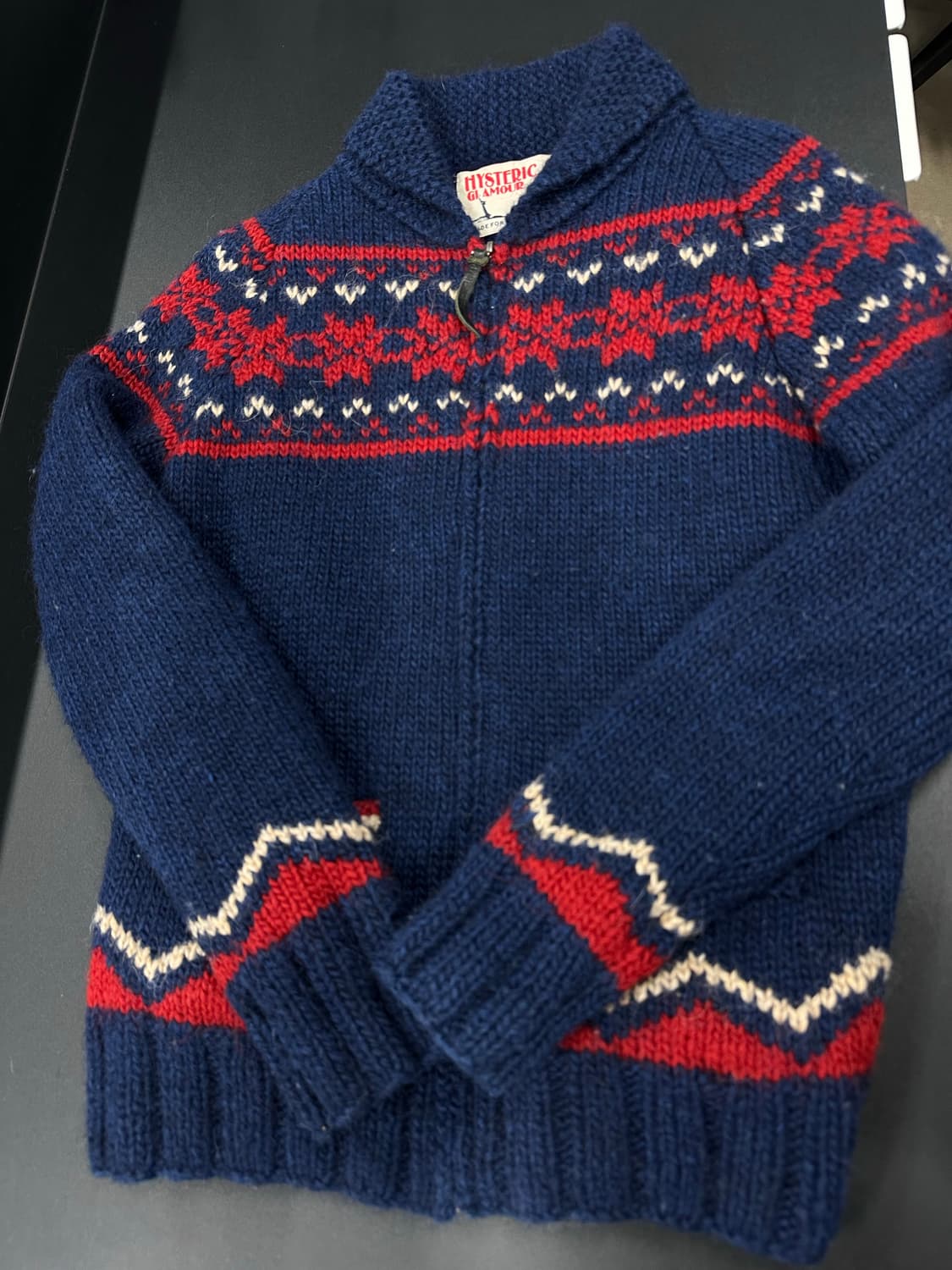 히스테릭 글래머 노르딕 코위챤 가디건 상품이미지4