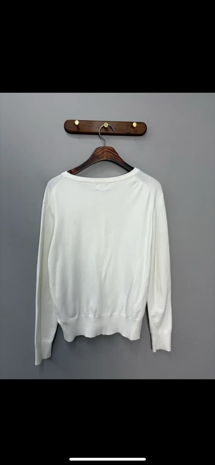 폴로랄프로렌 워셔블 피마코튼 화이트 가디건 H1909 상품이미지4