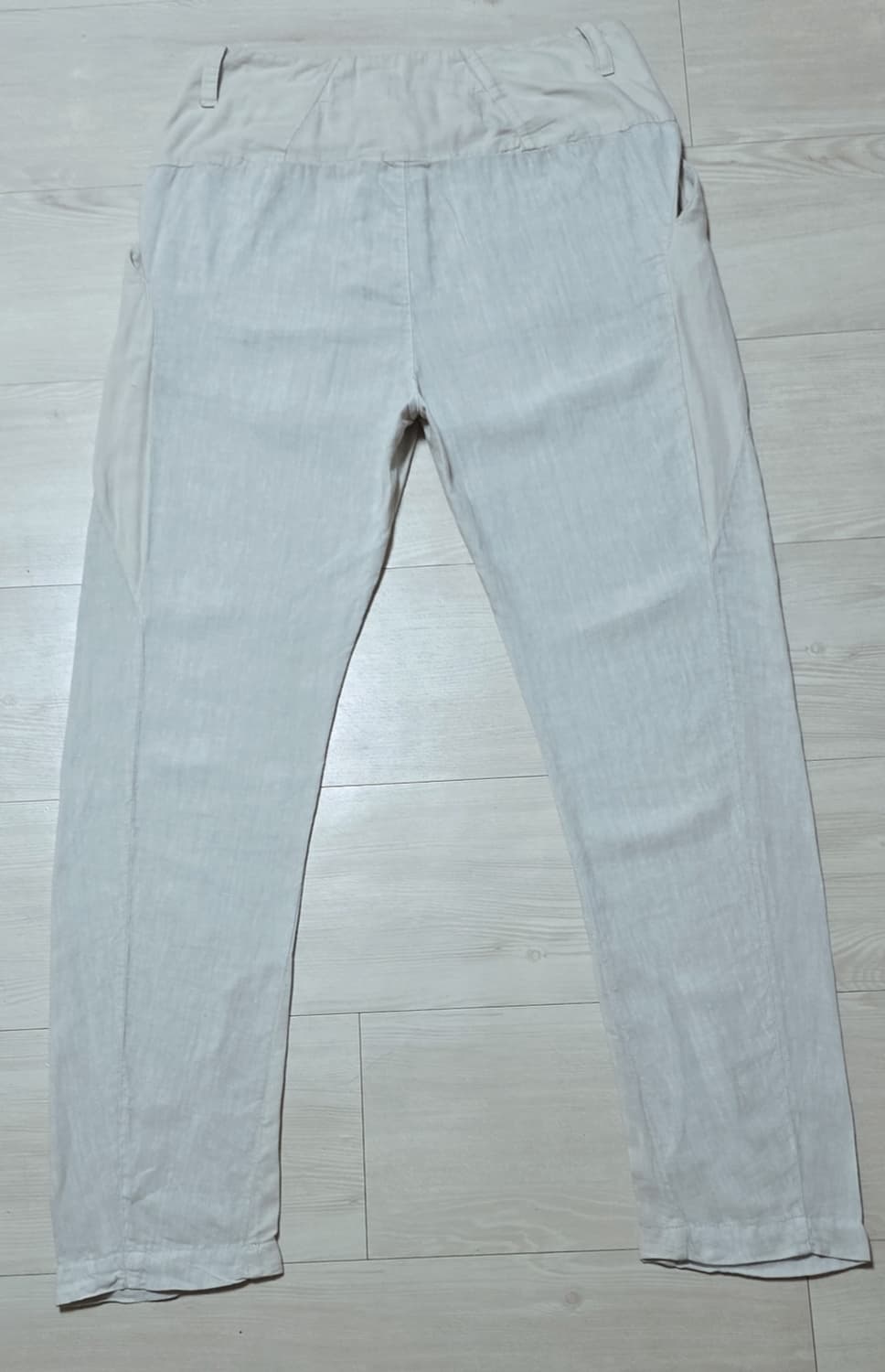 트렌짓 린넨펜츠 라이트베이지 xs(30) 상품이미지2