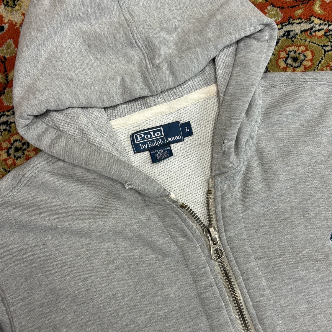 [L] 폴로 랄프로렌 그레이 후드 집업 상품이미지4