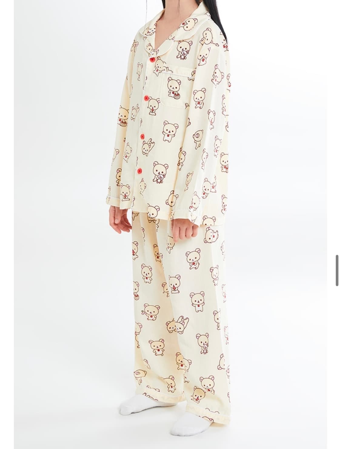 스파오 키즈 리락쿠마 긴팔 파자마 160사이즈 (성인 가능) 상품이미지4