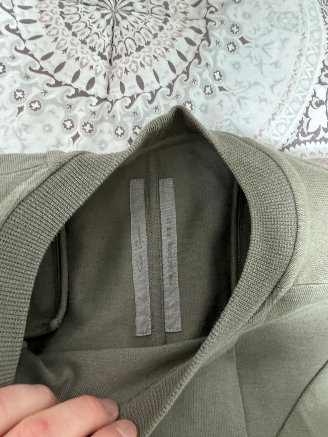 정품 릭오웬스 맨투맨 매장판 상품이미지4