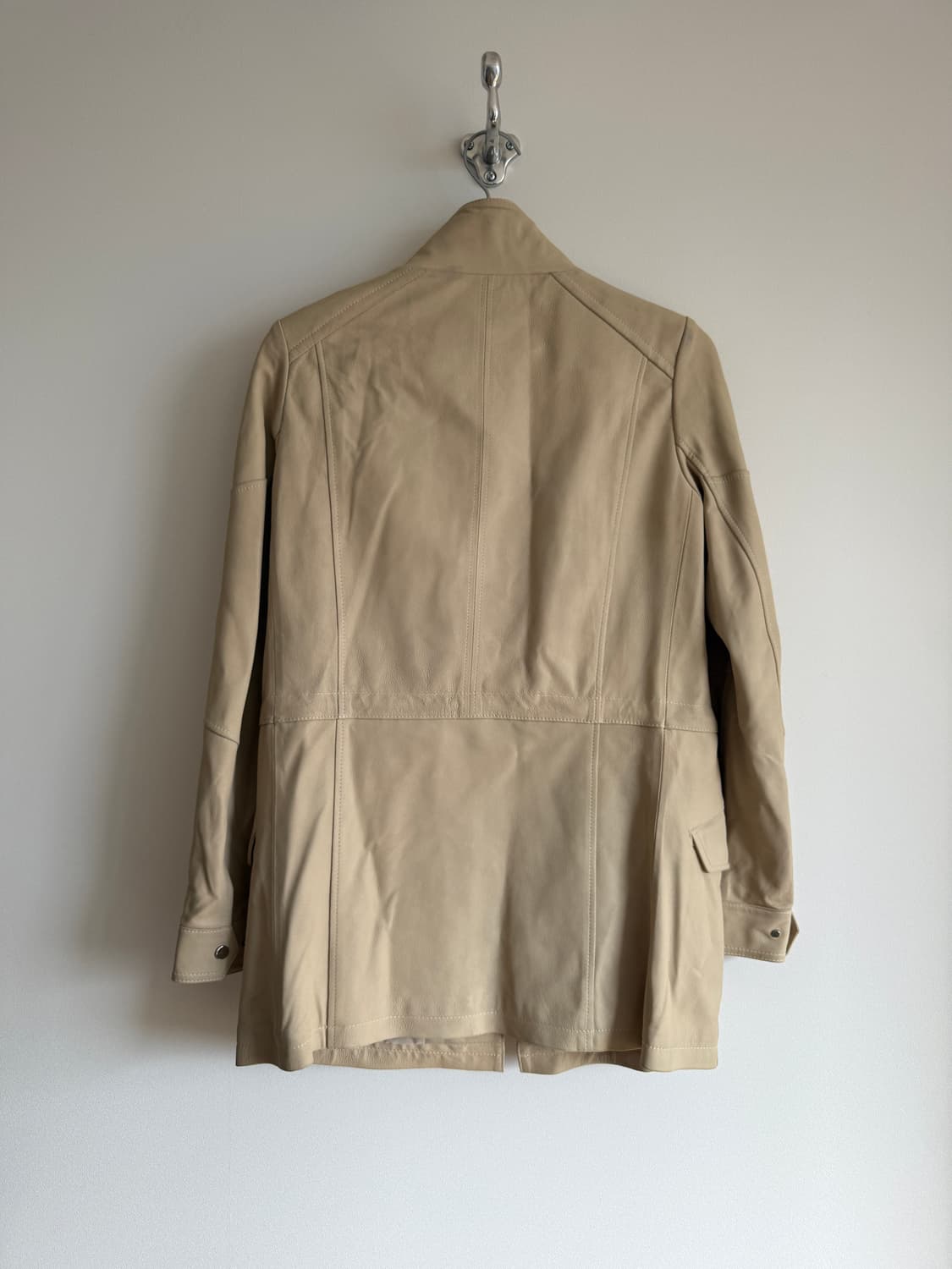 Pre owned 코트레더 자켓(염소가죽) 상품이미지5