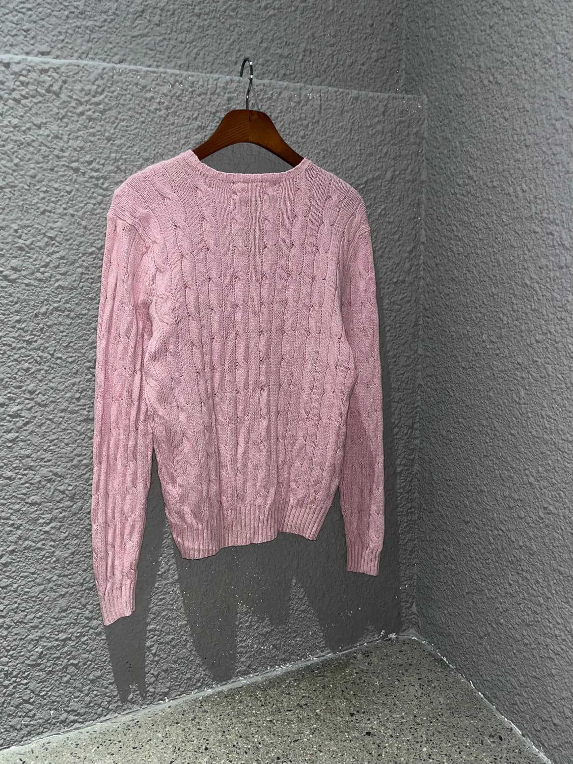 폴로 랄프로렌 핑크 케이블 니트 상품이미지3