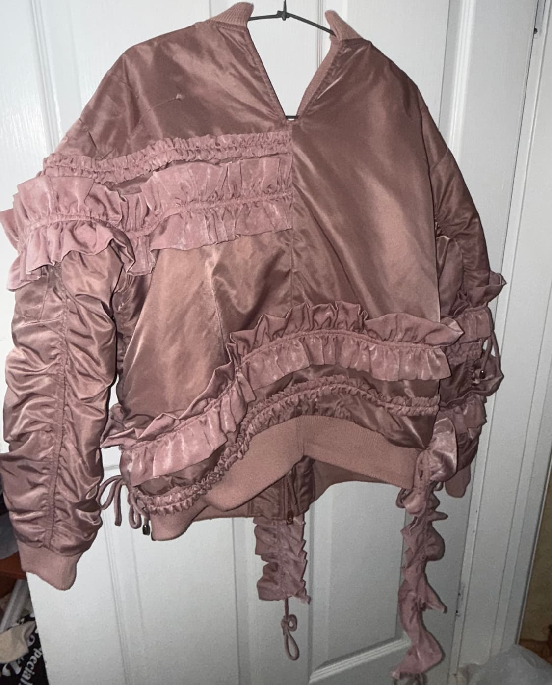 요하닉스 인디핑크 새틴 프릴 항공점퍼  상품이미지6