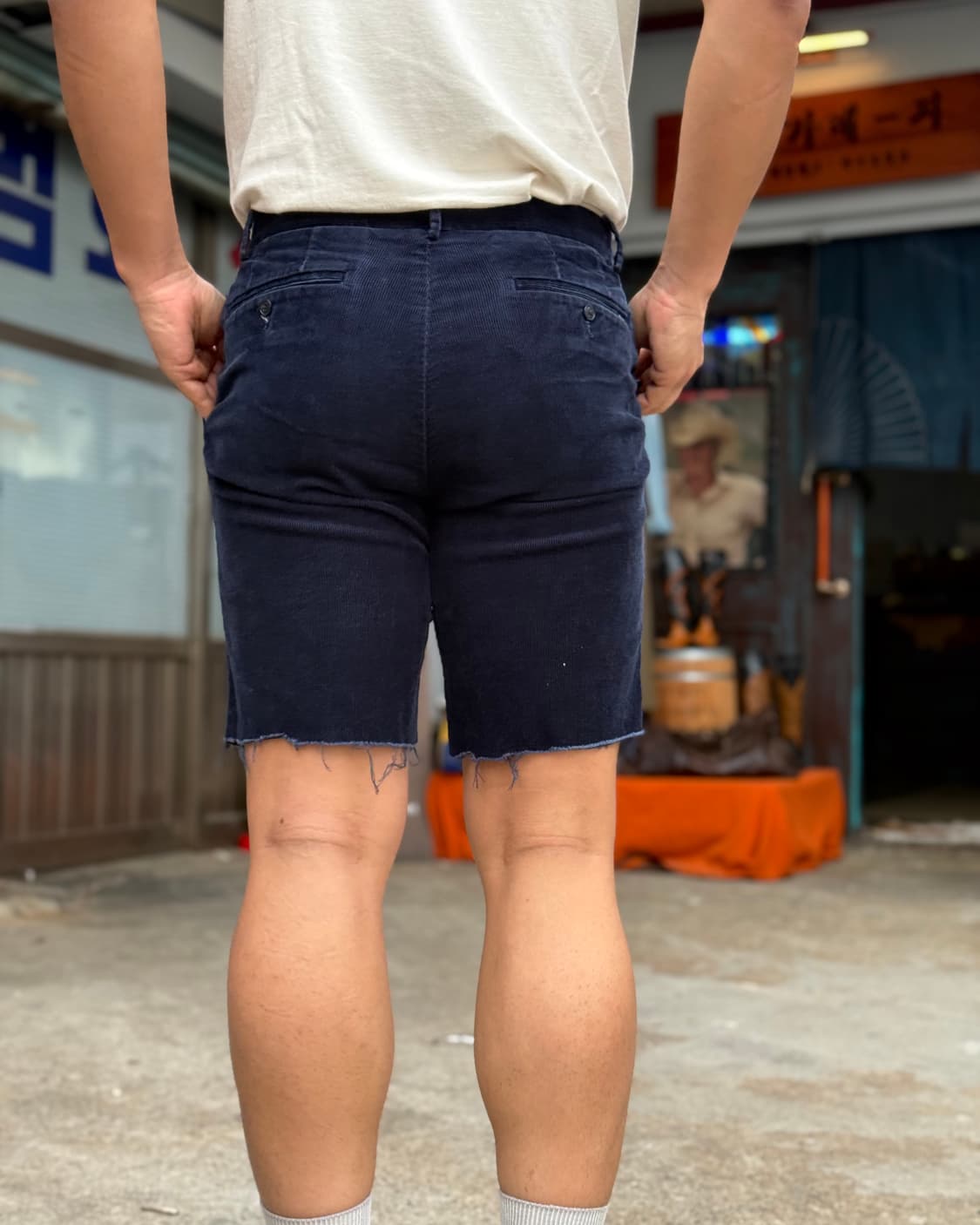 폴로 랄프로렌 클래식핏 코듀로이 컷오프 쇼츠 32 상품이미지10