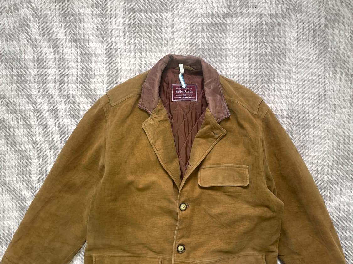 말보로 클래식 브라운 레더카라 헌팅자켓  J04162 상품이미지3