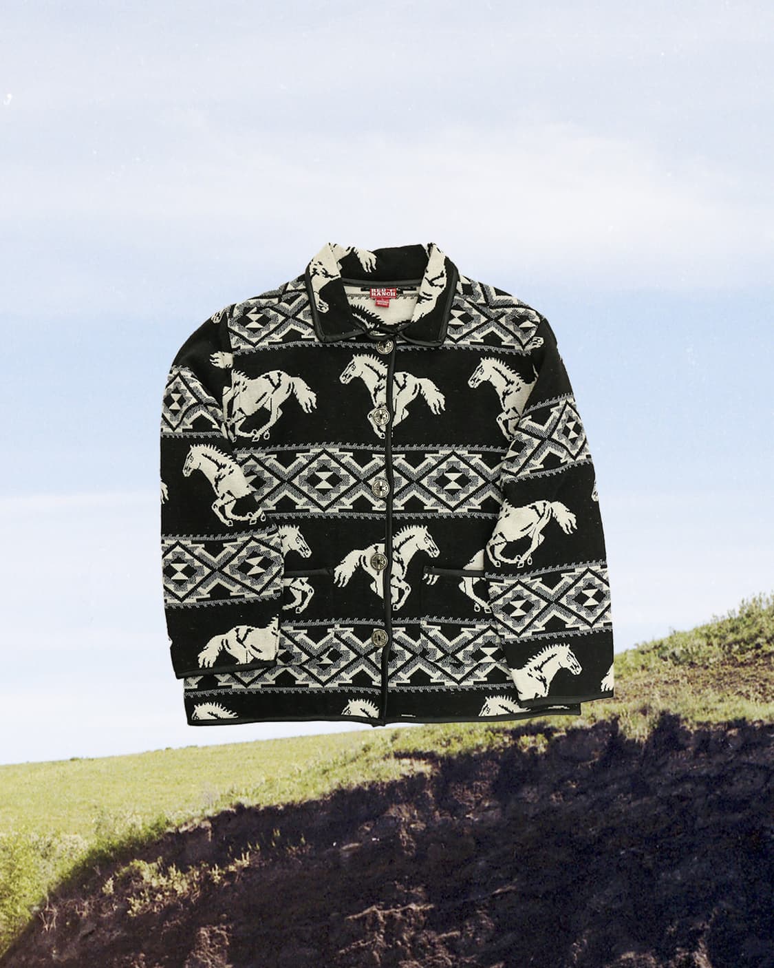 빈티지 웨스턴 태피스트리 자켓  상품이미지1