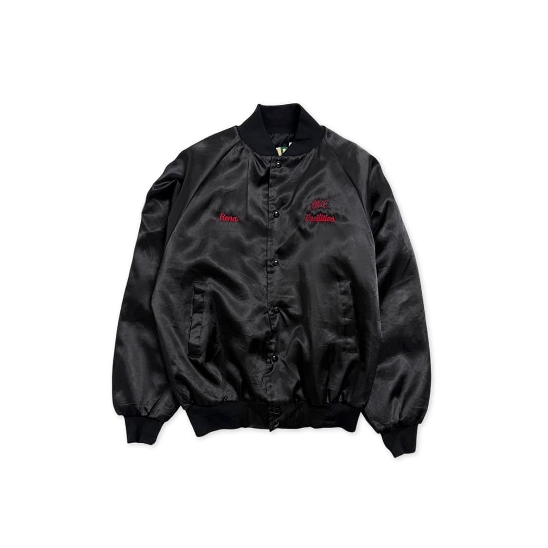 80-90s 빈티지 자수 나일론 바시티 자켓 상품이미지1