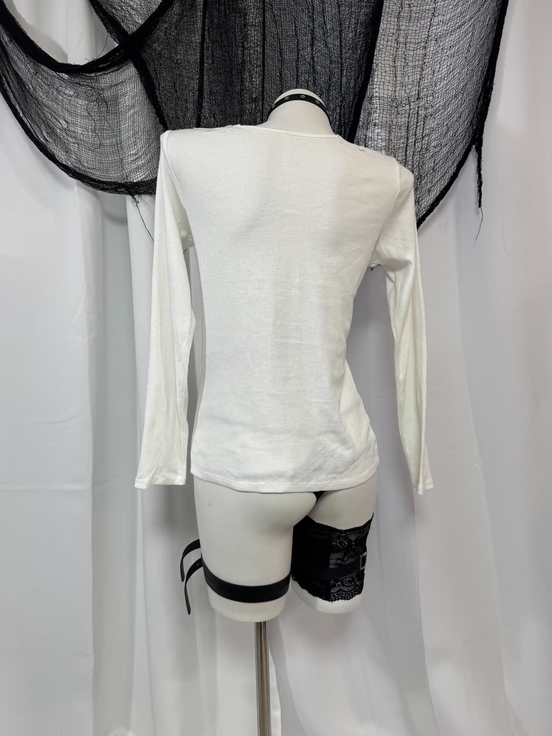 white lace t-shirt 상품이미지4