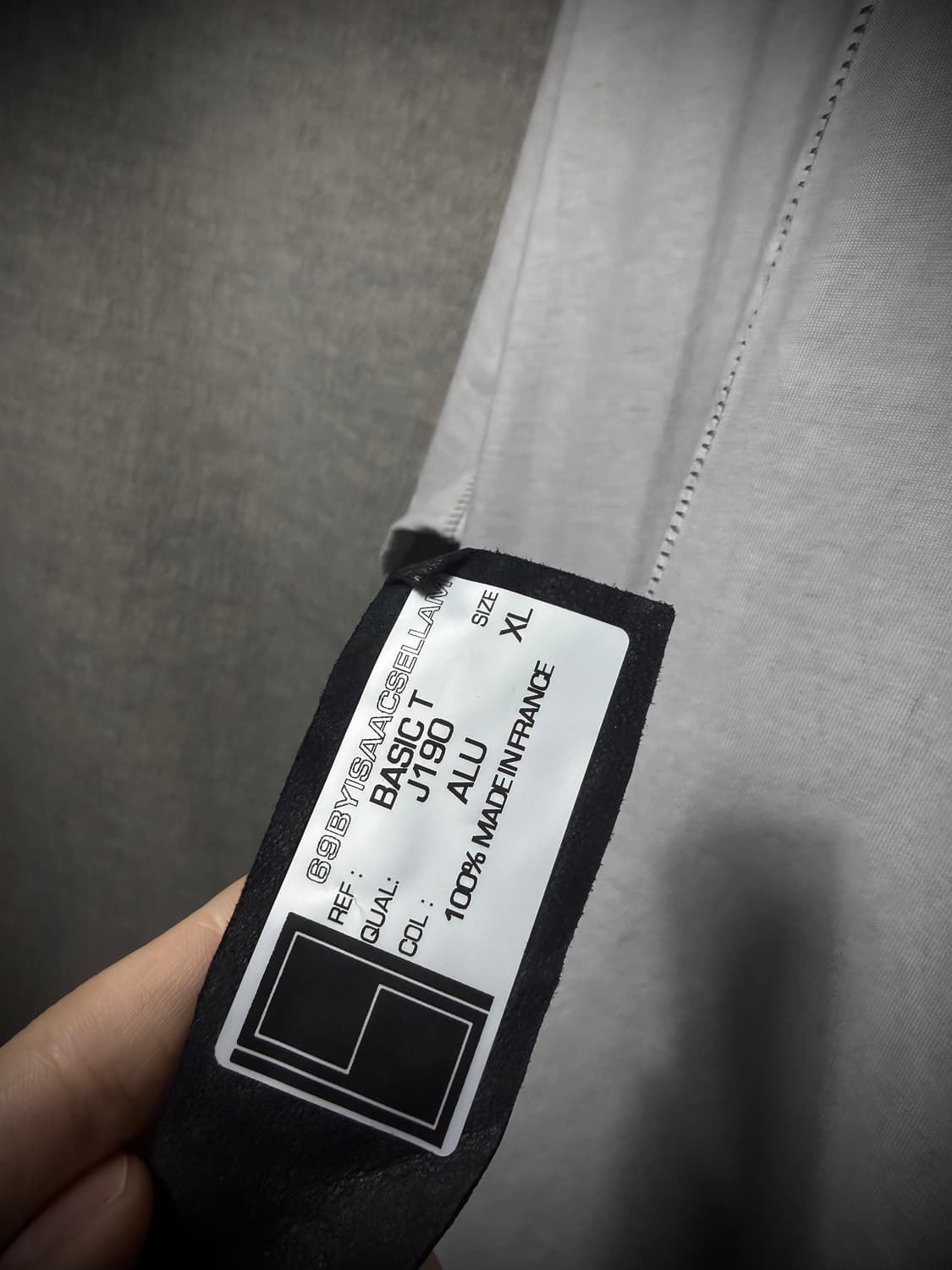 ISAAC SELLAM “BASIC T” Jersey T-Shirt 상품이미지4