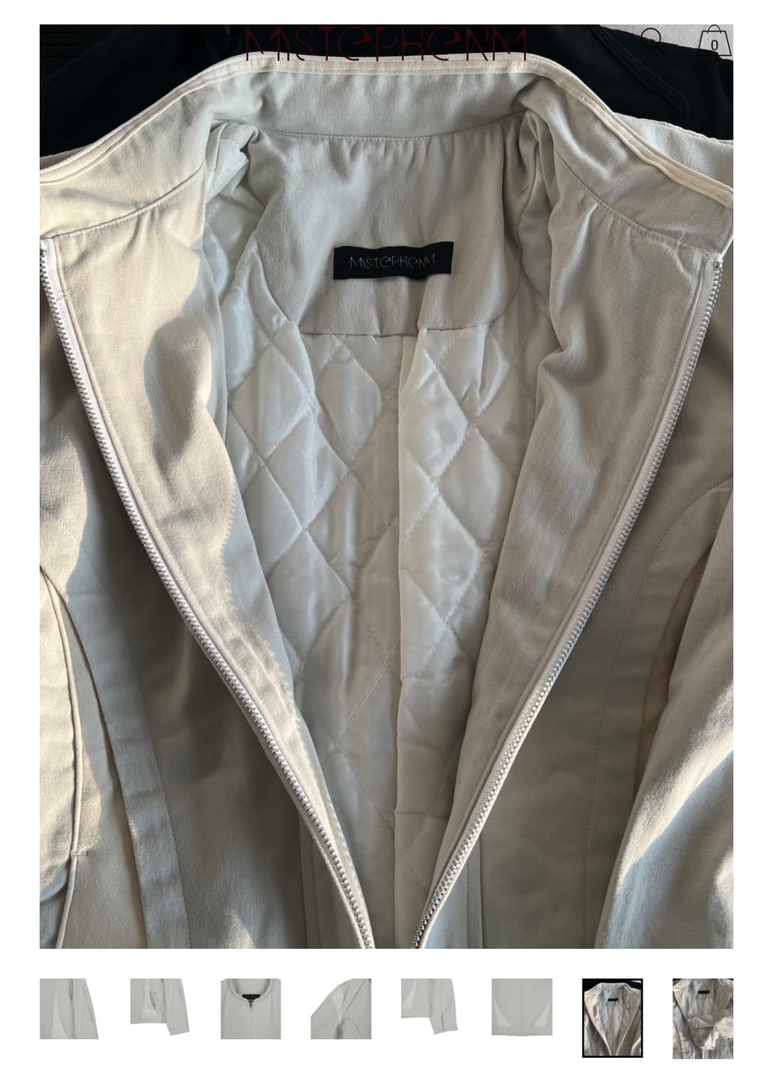 새상품) 미스테페넘 라이트그레이 자켓 1사이즈 상품이미지2