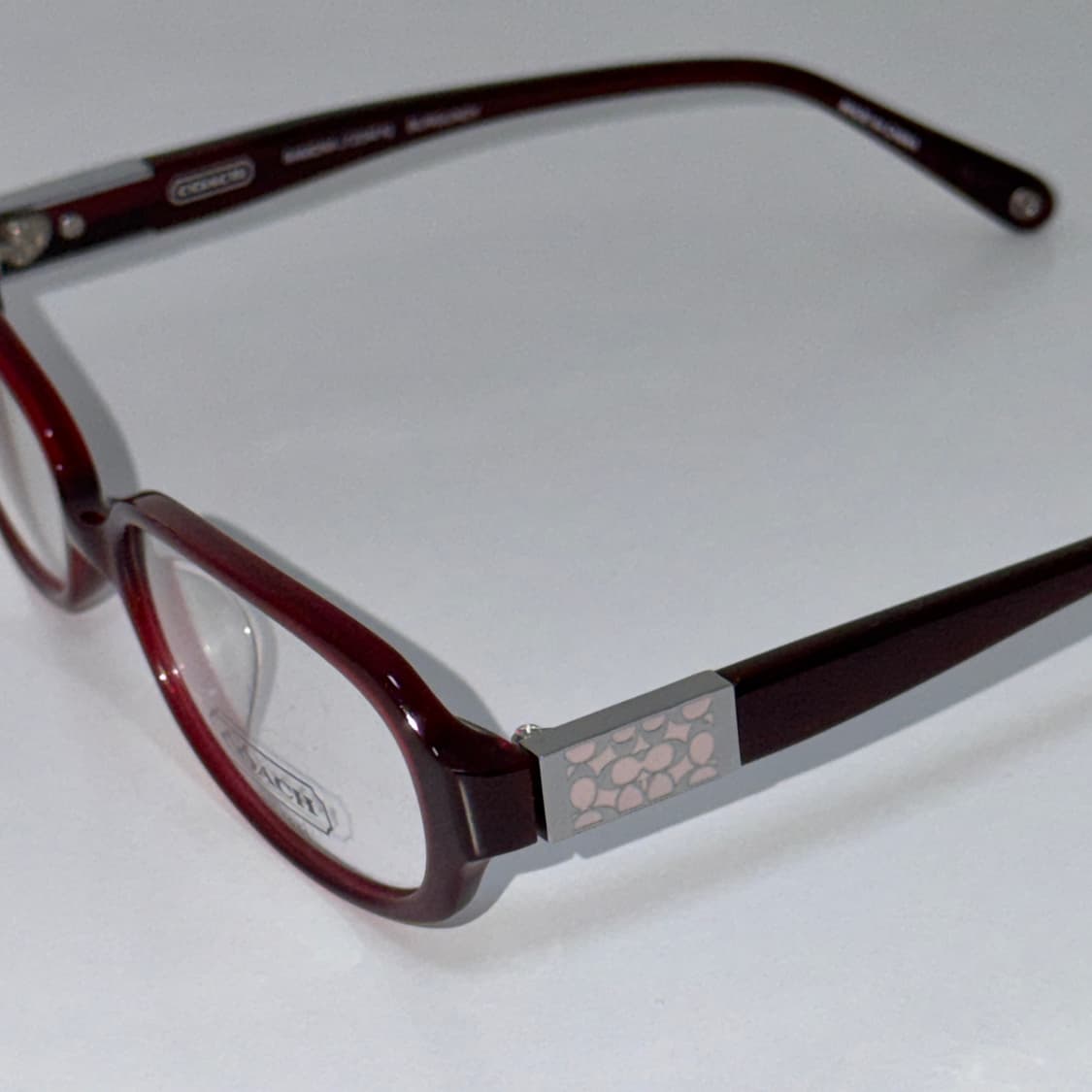 COACH 코치 버건디 안경 상품이미지3