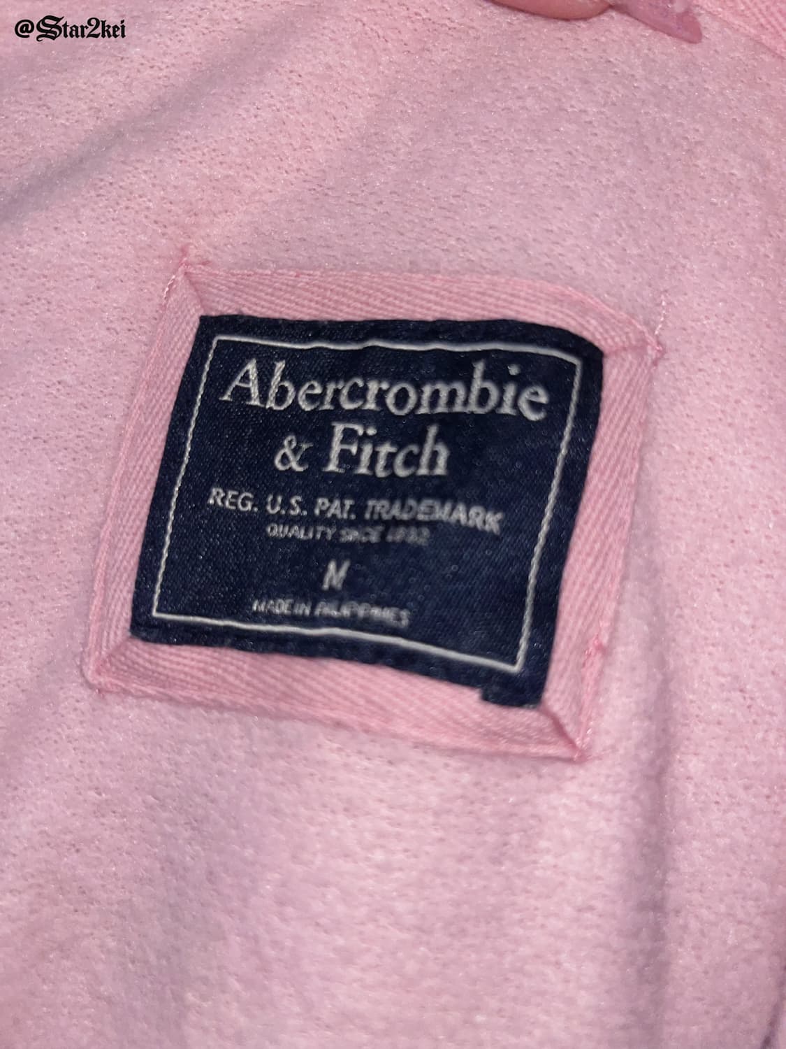 A&F 딸기우유 핑크 후드집업 상품이미지5