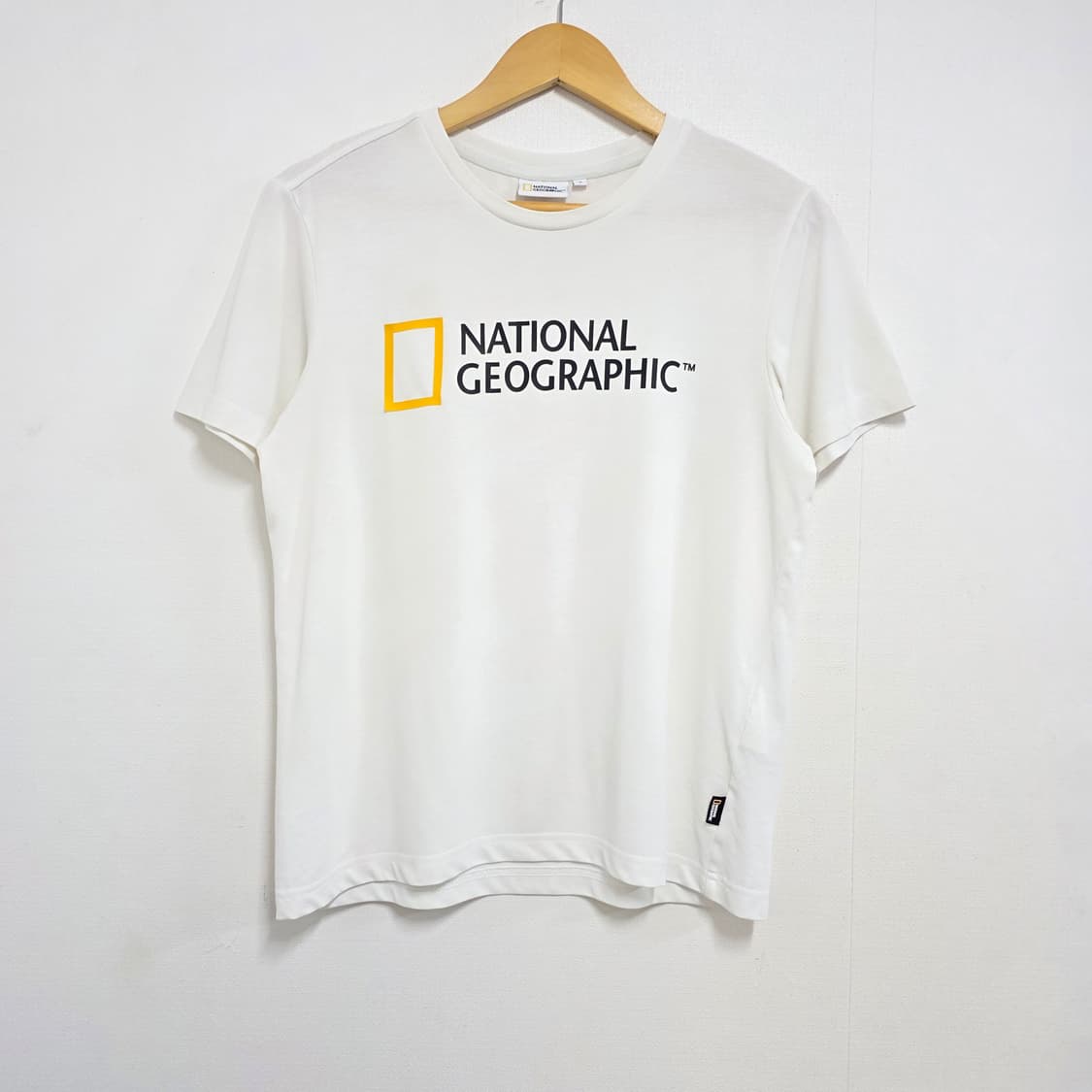 90-95 내셔널지오그래픽 반팔 티셔츠 아이보리 상품이미지1
