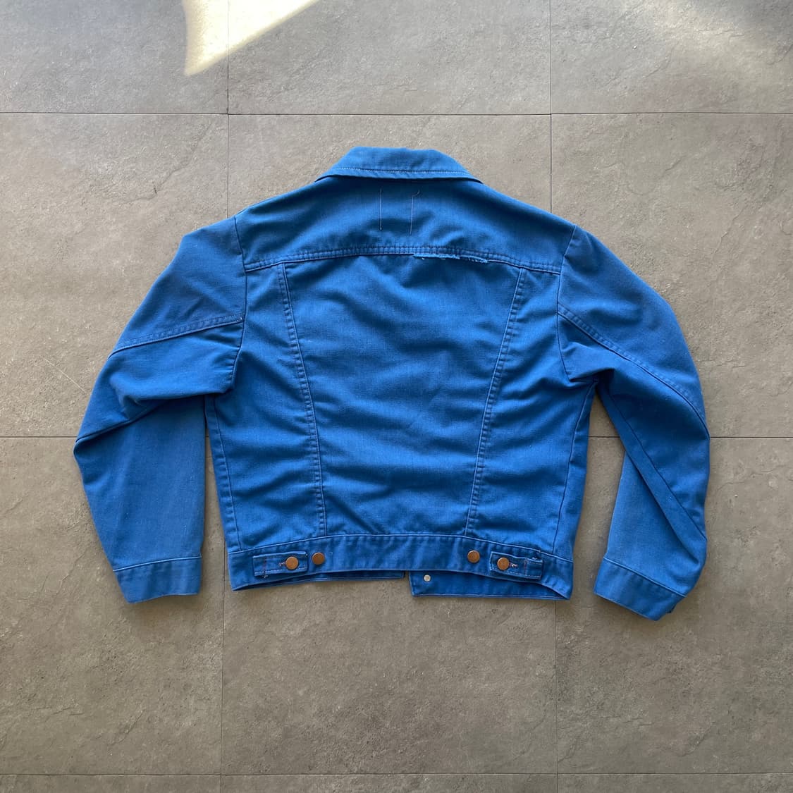 1970s Wrangler 랭글러 코튼 인디고 트러커 상품이미지8