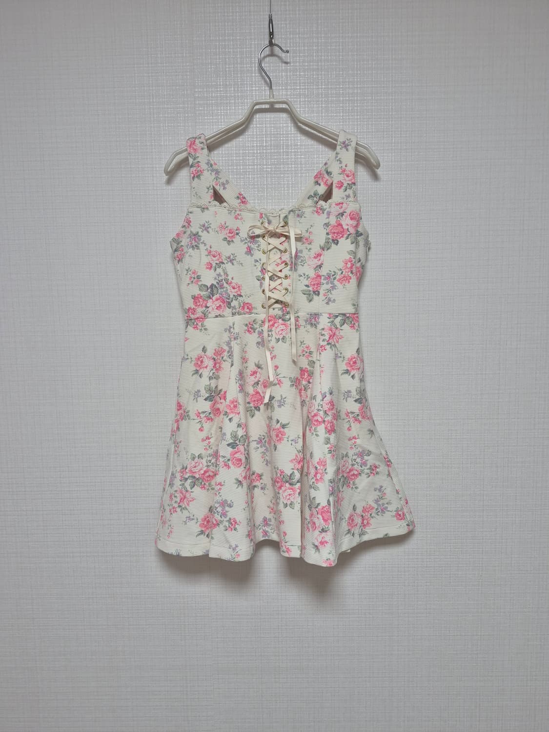 리즈리사 초고전템 히메갸루 플로럴원피스 아이보리 상품이미지1