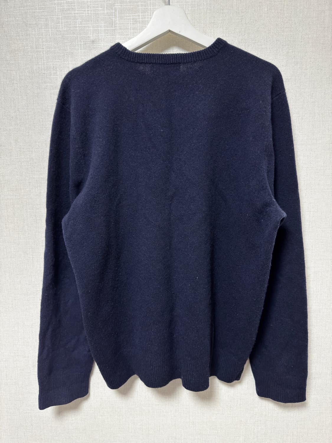 폴로 랄프로렌 코튼 크루넥 니트 네이비 (레드포니) 상품이미지2