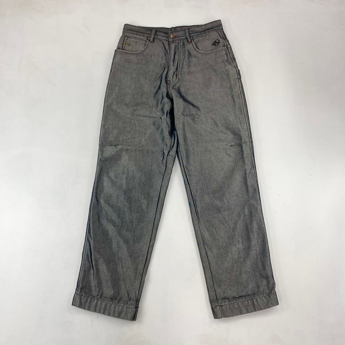 SOHK 올드스쿨 빈티지 자수 카펜터 실버 데님 진 (32) 상품이미지2