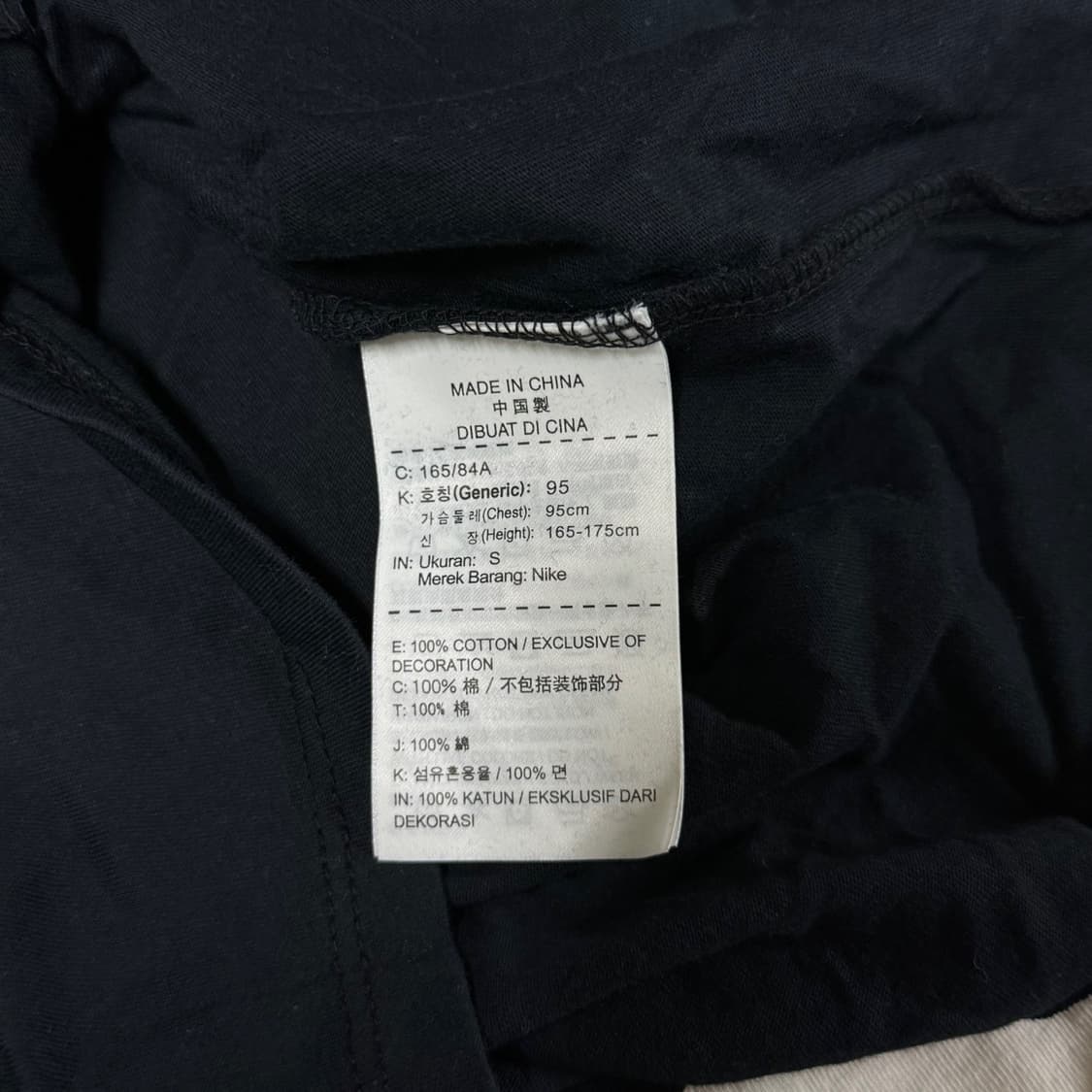 95 나이키 빅로고 반팔 티셔츠 블랙 상품이미지6