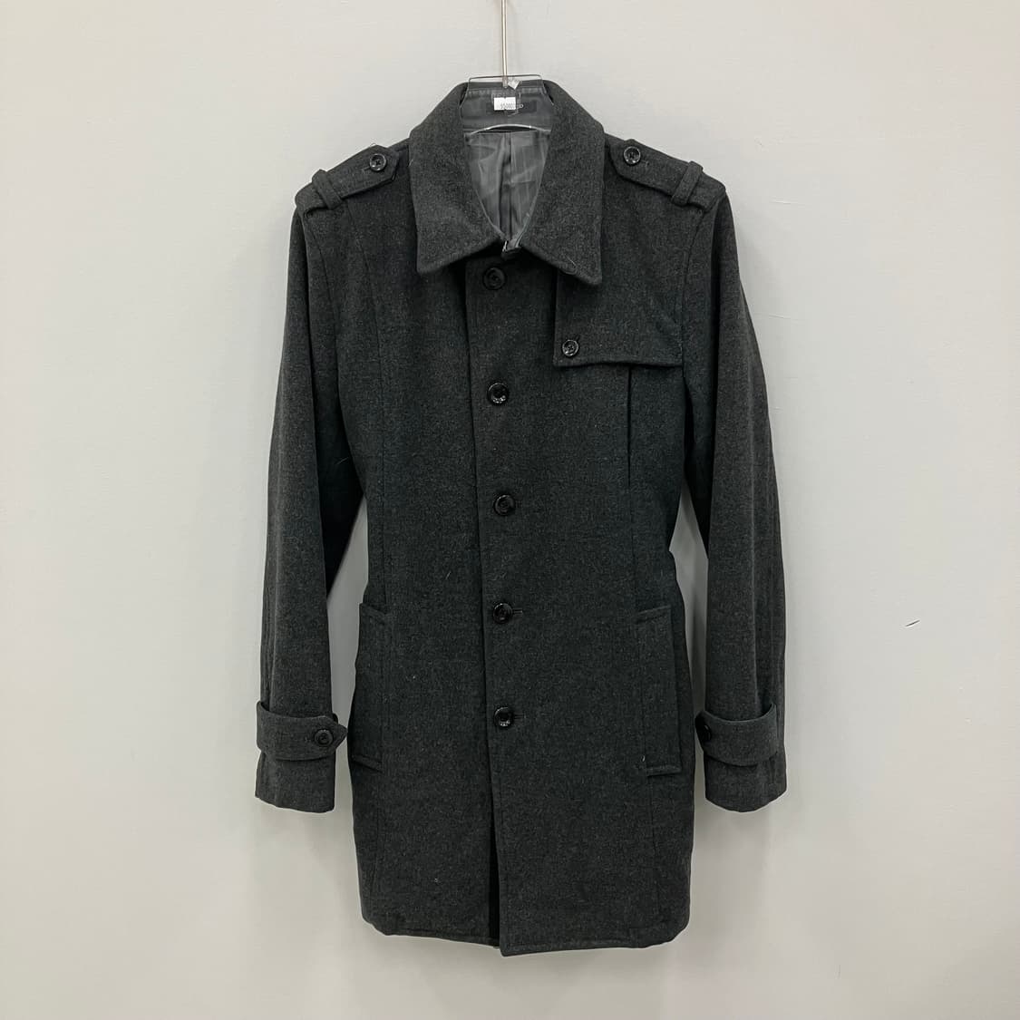 토네이도 마트 그레이 울 블렌드 싱글 코트 상품이미지1