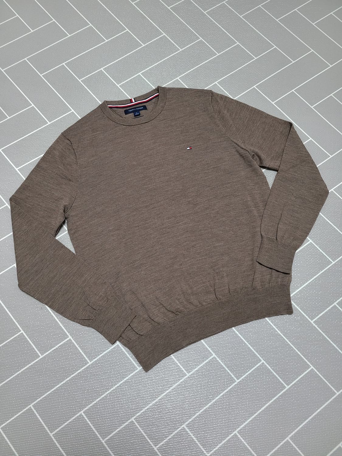 타미힐피거 크루넥 라운드 울 니트 M 상품이미지1