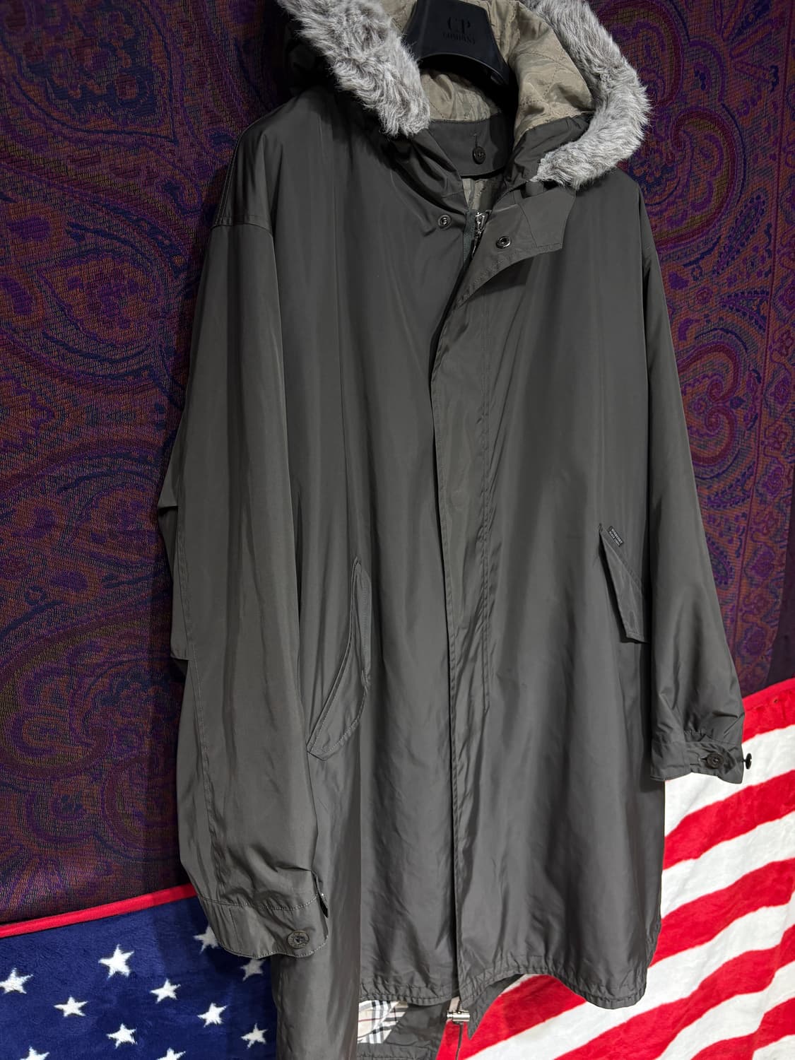 버버리 블랙라벨 모즈코트 개파카 상품이미지2