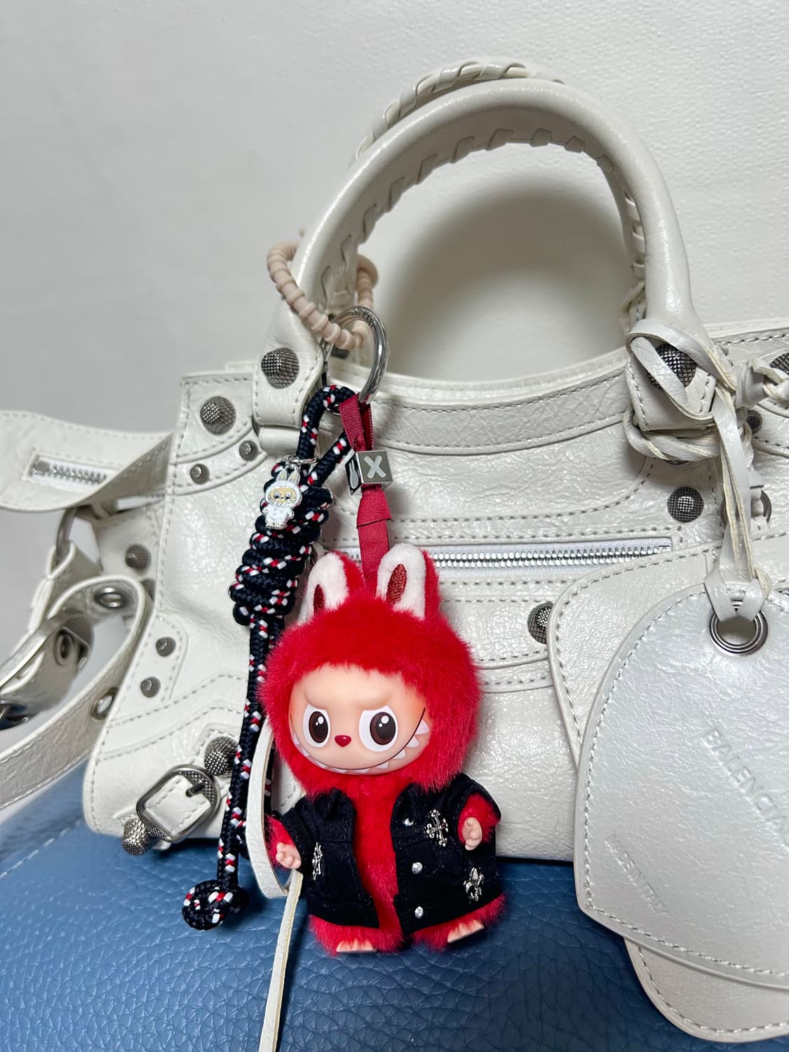 (2)❤️라부부 내 마음속 비밀번호 “X” — red 커스텀 미니키링 상품이미지2