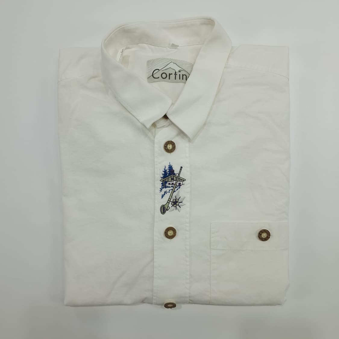 CN051 XL Cortina 독일 트라흐텐 바바리안 알펜 셔츠 상품이미지7