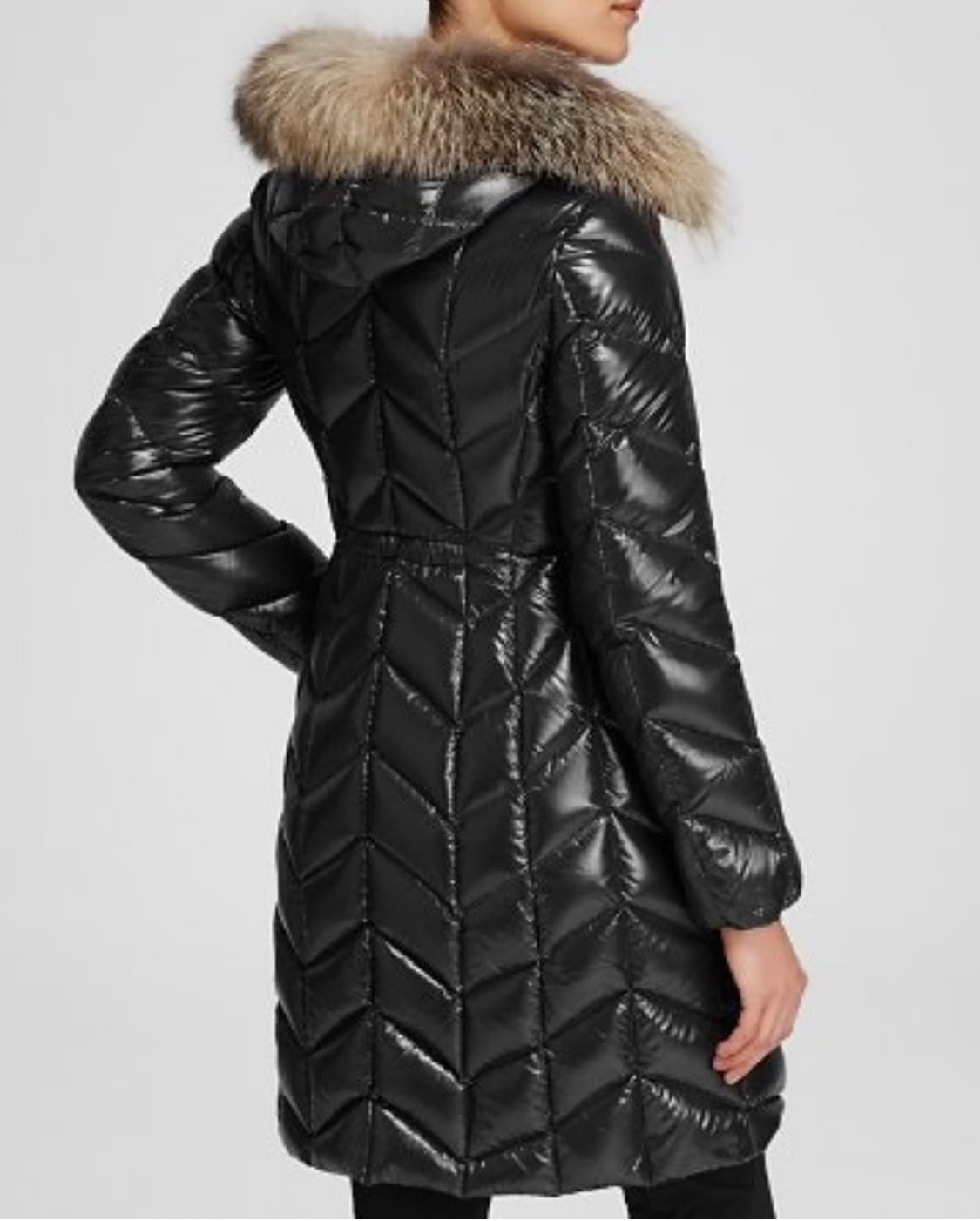 몽 클 레 르 블랙 유광 롱패딩 자켓(00/44) 상품이미지3